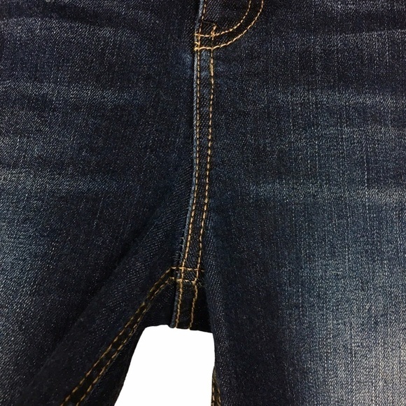 TINSELTOWN Jeans High Rise Waist Ankle Dark Wash Stretch Denim Size 5 Juniors - Picture 6 of 10